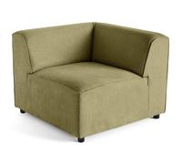 Suaro - Module d'angle réversible en tissu texturé - Vert sauge Vert sauge G