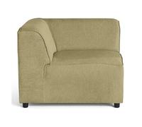 Suaro - Module d'angle réversible en tissu texturé - Vert sauge Vert sauge G