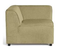 Suaro - Module d'angle réversible en tissu texturé - Vert sauge Vert sauge G