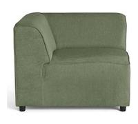 Suaro - Module d'angle réversible en tissu texturé - Vert