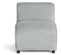 Suaro - Module d'assise sans accoudoirs en tissu texturé - Gris Gris G