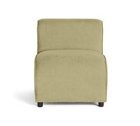 Suaro - Module d'assise en tissu texturé - Vert sauge