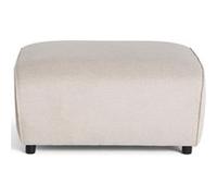 Suaro - Pouf en tissu texturé - Beige