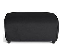 Lisa Design - Suaro - Pouf en Tissu texturé, Noir