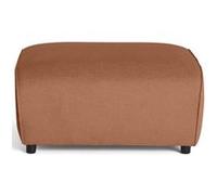 Suaro - Pouf en tissu texturé - Terracotta Terracotta G