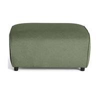 Suaro - Pouf en tissu texturé - Vert