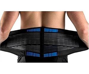 SUAVER Ceinture en néoprène deluxe pour Support Lombaire, Soutien au bas du dos, Posture correctrice Prévention des Blessures et Soulagement de la Douleur (XXXXXXL: 58-62")