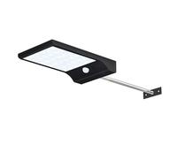 SUAVER Lampe Solaire Extérieur avec Detecteur de Mouvement, Étanche 48LEDs Lumiere Solaire Éclairage mural d'extérieur 3 Modes Projecteur Solaire Eclairage Lumiere Applique (Noir-1)