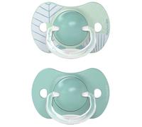 Lot De 2 Sucettes Symétrique Sx Pro 18 Mois Et Plus Dreams Bleu Bleu