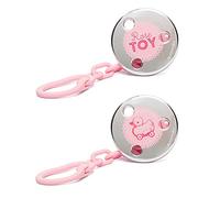 Suavinex 3159537 Attache tétine avec clip Rose