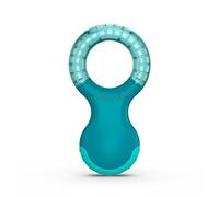 Suavinex, Anneau de Dentition Réfrigérant pour bébé, +4 Mois. Avec Reliefs. Étape 2. Bleu