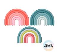 Suavinex Anneau de Dentition Silicone Étape 1 Arc en Ciel