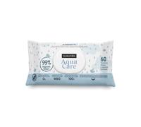 Suavinex Lingettes Bébé Aqua Care – 99% eau, sans parfum ni alcool – 60 unités