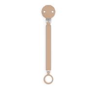 Suavinex, Attache Tétine en Silicone, Attache-Sucette avec Ruban Plat et Souple, pour Bébés +0 Mois, Clip avec Plaque en Soft-Silicone, pour la Sucette Wonder, Cork