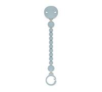 Suavinex, Attache Tétine en Silicone, Attache Sucette avec Une Seule Pièce en Silicone, pour Bébés +0 Mois, Colour Essence, Bleu
