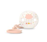 Suavinex, Attache Tétine pour Bébés et Nouveau-nés, Chaîne de Sucette avec Clip, Attache Sucettes avec Chaînette, Accroche Tétine, Bébés +0 Mois, Dreams Rose