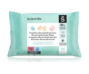 Suavinex Baby Dermo-hydrating Wipes lingettes visage et corps 25 pcs