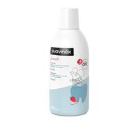 Suavinex, Bain de bouche pour garçons et filles à partir de 6 ans, prévient les caries, protège les gencives, sans alcool, sans gluten, avec fluor, CPC et eau de mer purifiée, usage quotidien