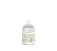 Suavinex, Biberon 150 ml, avec Tétine Symétrique SX Pro en Silicone et Valve Anti-Colique, Débit Lent (S), pour Lait Maternel, Infantile ou Eau, Bébés +0 Mois et Nouveau-nés, Wonderland Bleu Floral