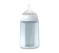 Suavinex Biberon en silicone SX Pro 240 ml Débit M Colour Essence Bleu