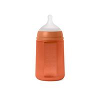 Suavinex - Biberon Silicone 240 ml - Color Essence Orange Sunset