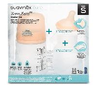 Suavinex Zero Zero Starter Set Coffret cadeau pour bébé A Adaptable Flow 0 m+