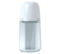 Suavinex Biberon en silicone SX Pro 240 ml Débit M Colour Essence Bleu