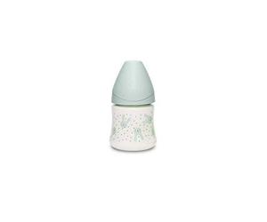 Suavinex Biberon Tetine Ronde Débit Lent Lapin Vert 150 ml 1 Unité