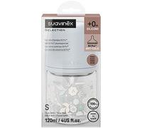 Suavinex Biberon Verre 120ml Tétine SX Pro S Wonderland Bleu 1 Pièce