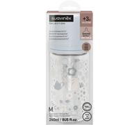 Suavinex Biberon Verre 240ml Tétine SX Pro M Wonderland Rose 1 Pièce