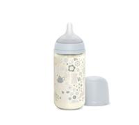 Suavinex Wonderland SX Pro Physiological Anti-Colic Glass biberon en verre M Medium Flow 3 m+ Liberty Blue 240 ml
