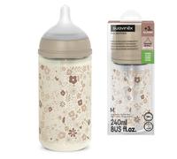 Suavinex - Biberon Verre 240ml Tetine Sxpro M Wonderland - Liberty Beige