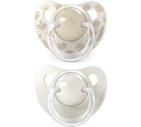 Suavinex Birdies Anatomical Silicone 6-18m tétine Cream 2 pcs
