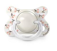 Suavinex, Lot 2 Sucettes Nouveau-nés et Très Petits Bébés, Taille Spéciale Mini -2/2 Mois, Tétine Symétrique Silicone SX Pro, Plate, Réversible, Respecte le Développement Buccodentaire, Birdies Rose