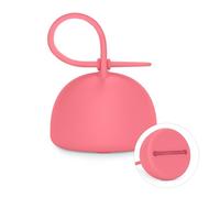 Suavinex, Boîte à Sucettes en Silicone Soft et Flexible, avec Capacité pour 2 Sucettes, Pochette pour Sucettes, avec Anse Flexible, Colour Essence, Fuchsia