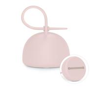 Suavinex, Boîte à Sucettes en Silicone Soft et Flexible, avec Capacité pour 2 Sucettes, Pochette pour Sucettes, avec Anse Flexible, Colour Essence, Rosewater