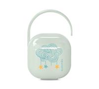 Suavinex, Boîte à Tétine avec Capacité pour 2 Sucettes. Pochette pour Sucettes, Boîte à Sucette avec Anse Flexible, Étui Sucette, pour Bébés +0 Mois, Dreams Bleu