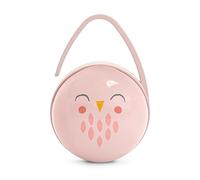 Suavinex, Boîte à Tétine Duo avec Capacité pour 2 Sucettes. Pochette pour Sucettes, avec Anse Flexible, Bonhomia Rose