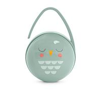 Suavinex, Boîte à Tétine Duo avec Capacité pour 2 Sucettes. Pochette pour Sucettes, avec Anse Flexible, Bonhomia Vert
