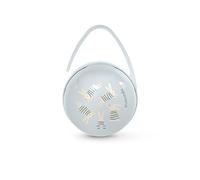 Suavinex, Boîte à Tétine Duo pour 2 Sucettes, Pochette Double avec Compartiments Indépendantes et Anse Flexible pour Sac ou Berceau, Étui Hygiénique, Bébés +0 Mois, Wonderland Lapins Bleu