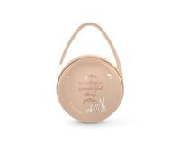 Suavinex, Boîte à Tétine Duo pour 2 Sucettes, Pochette Double avec Compartiments Indépendantes et Anse Flexible pour Sac ou Berceau, Étui Hygiénique, Bébés +0 Mois, Wonderland Beige