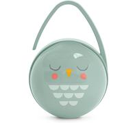 Suavinex, Boîte à Tétine Duo avec Capacité pour 2 Sucettes. Pochette pour Sucettes, avec Anse Flexible, Bonhomia Vert