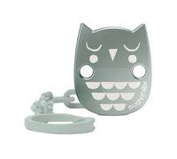 Suavinex, Attache Tétine, Chaîne de Sucette avec Clip, Effet Metallise Mat. +0 Mois. Bonhomia Vert