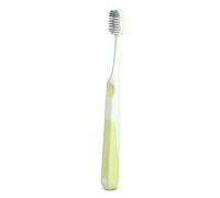 Suavinex, Brosse à dents pour enfants à partir de 6 ans, poils doux en zigzag, idéale molaires, dents de lait et définitives, manche ergonomique et antidérapant, grattoir lingual, vert