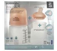 Suavinex Coffret cadeau pour bébé Zero Zero – Starter Set A – Adaptable Flow 0 m+