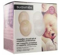 Suavinex Coupelles Recueil-Lait et Coupelles Protectrices 6 Pièces - Boîte 6 pièces