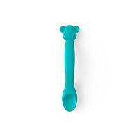 Cuillère En Silicone Pour Bébé +4 Mois - Vert