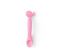 Cuillère En Silicone Pour Bébé +4 Mois - Rose