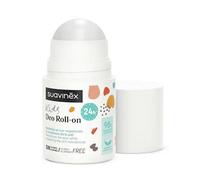 Suavinex, Déodorant pour enfants au format Roll On, sans alcool, sans aluminium, convient aux peaux sensibles, testé cliniquement, efficacité 24h, 98 % d'ingrédients d'origine naturelle, unisexe, à