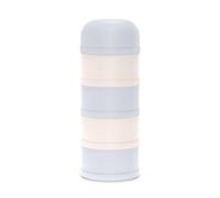 Suavinex, Doseur Lait Poudre et Céréales, Boîte Doseuse avec 4 Compartiments, Bec Verseur, Couvercle, Hermétique avec Fermetures à Vis, Empilable, Passe Lave-Vaisselle, pour Snacks, Bébés +0M, Bleu